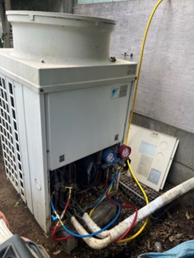 東京都 練馬区 工場 フロン回収1